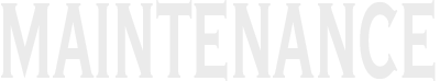 Maintenance